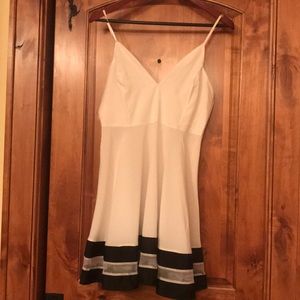 Black & white beach dress